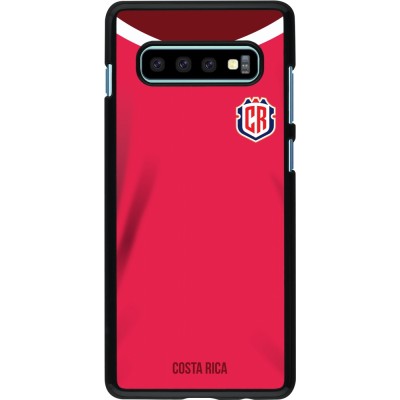 Samsung Galaxy S10+ Case Hülle - Costa Rica 2022 personalisierbares Fussballtrikot