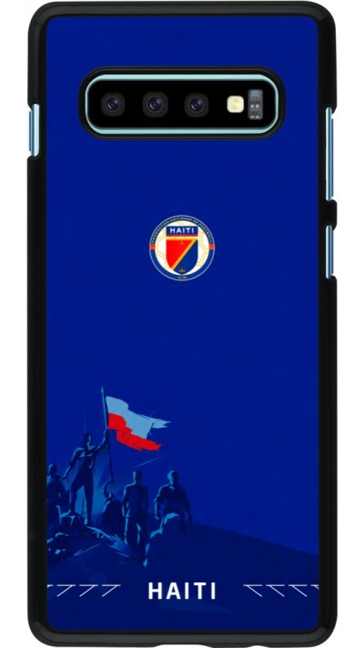 Samsung Galaxy S10+ Case Hülle - Haiti 2026 personalisierbares Fussballtrikot