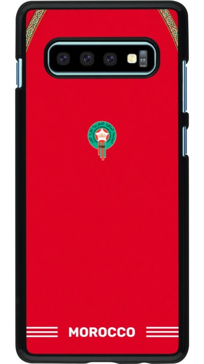 Samsung Galaxy S10+ Case Hülle - Marokko 2026 personalisierbares Fussballtrikot