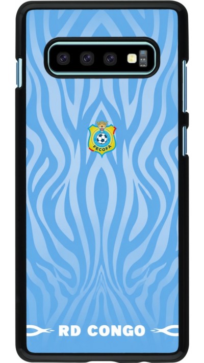 Samsung Galaxy S10+ Case Hülle - Demokratische Republik Kongo 2026 personalisierbares Fussballtrikot
