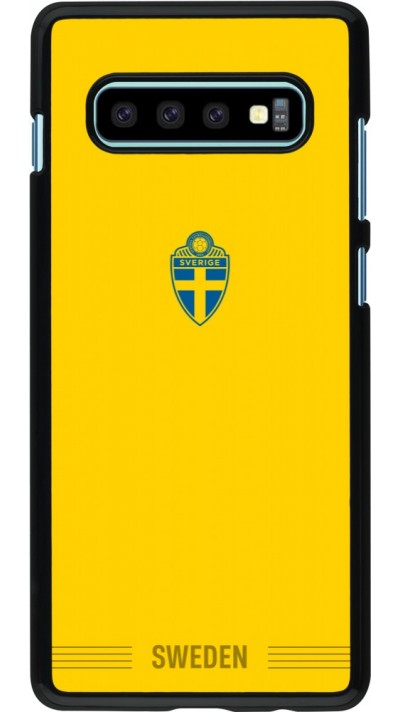 Samsung Galaxy S10+ Case Hülle - Schweden 2026 personalisierbares Fussballtrikot