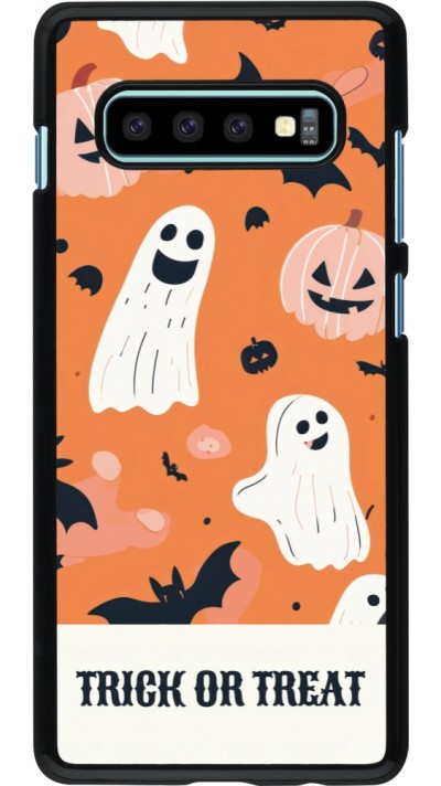 Samsung Galaxy S10+ Case Hülle - Halloween 2025 Trick treat