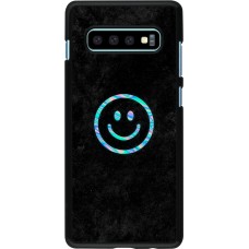 Samsung Galaxy S10+ Case Hülle - Happy smiley irisirt