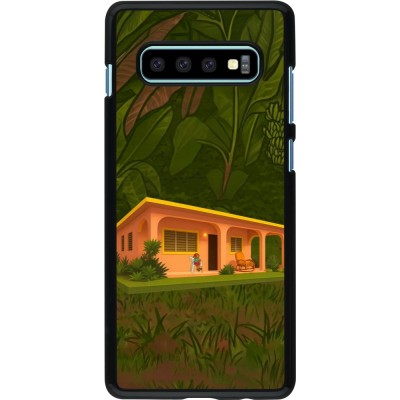 Samsung Galaxy S10+ Case Hülle - Benitos house DTMF