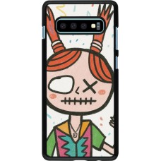 Samsung Galaxy S10+ Case Hülle - Little Girl Sketch