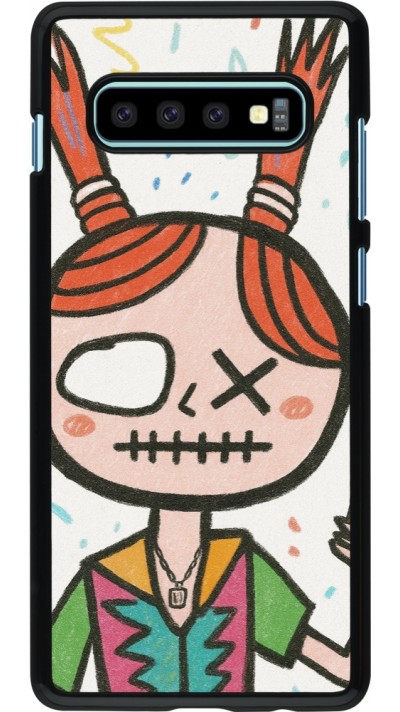 Coque Samsung Galaxy S10+ - Little Girl Sketch