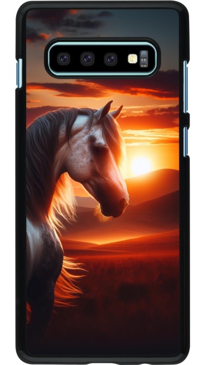 Coque Samsung Galaxy S10+ - Majestic Sunset Horse Coque Samsung Galaxy S10+ - Majestic Sunset Horse