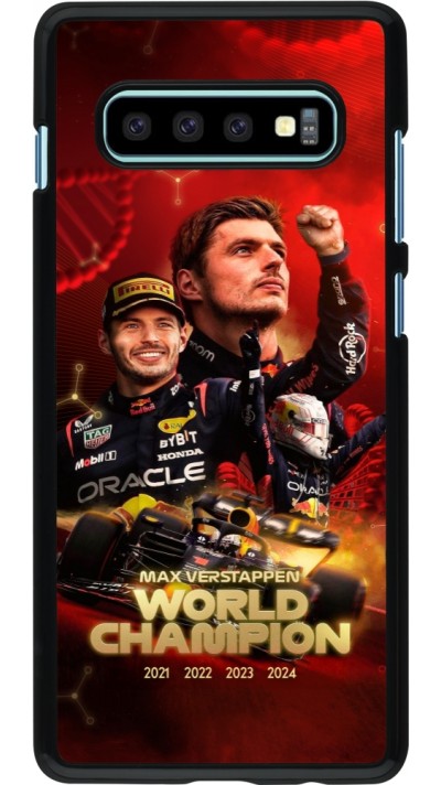 Samsung Galaxy S10+ Case Hülle - Max Verstappen Champion 2023