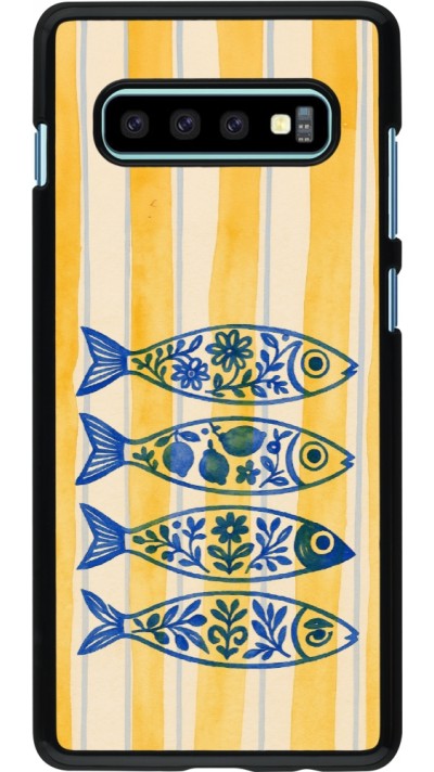 Samsung Galaxy S10+ Case Hülle - Portuguese fish 2026