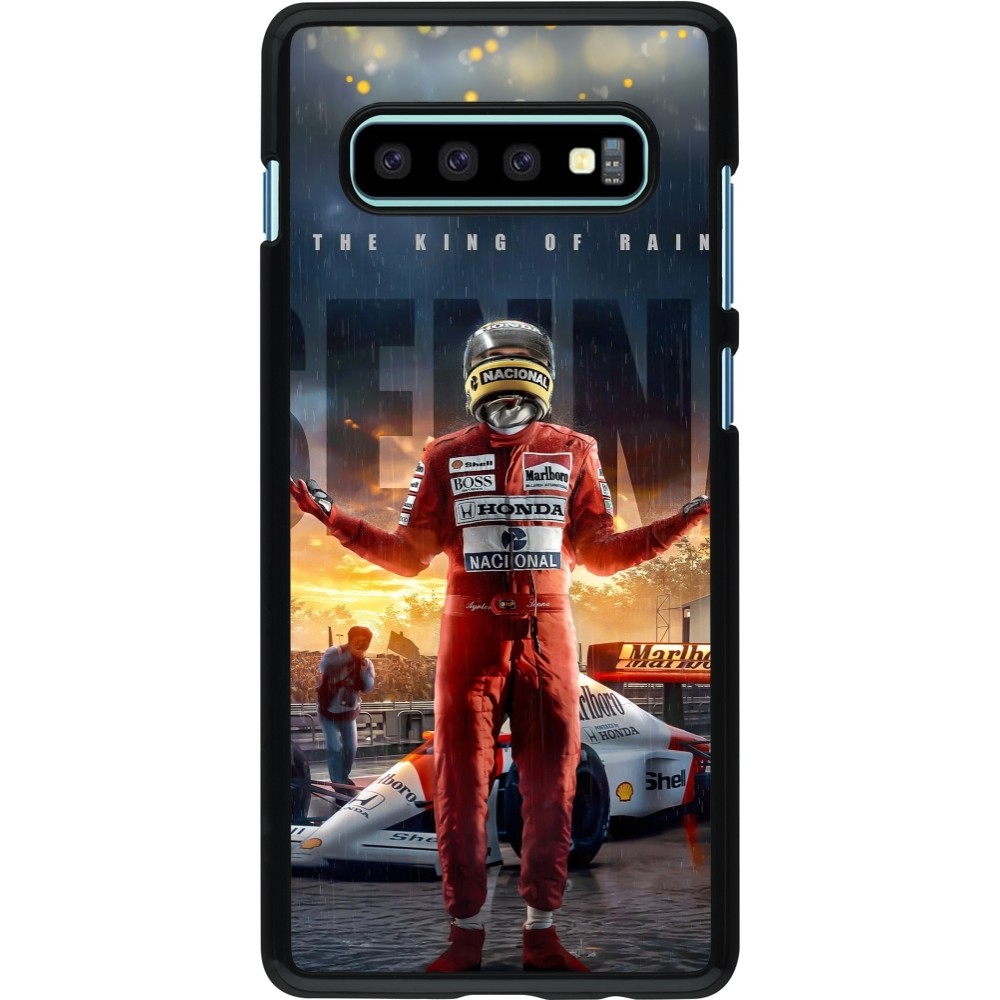 Samsung Galaxy S10+ Case Hülle - Senna The King of Rain