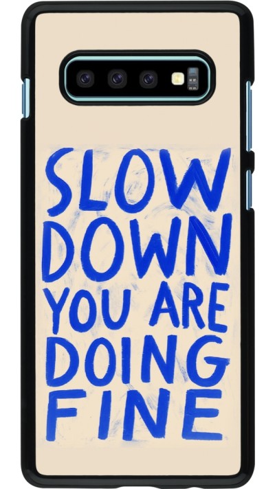 Samsung Galaxy S10+ Case Hülle - Slow down 2026