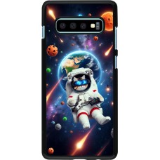 Samsung Galaxy S10+ Case Hülle - VR SpaceCat Odyssee