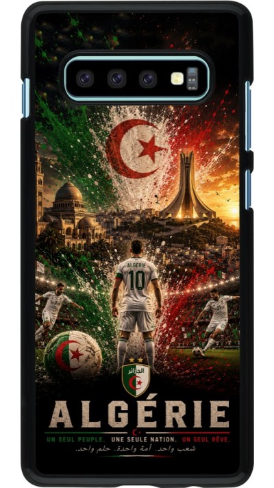 Samsung Galaxy S10+ Case Hülle - Fussball Algerien splash 2026