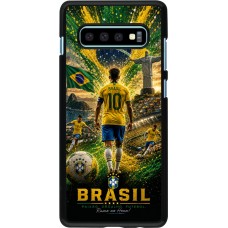 Samsung Galaxy S10+ Case Hülle - Fussball Brasilien splash 2026