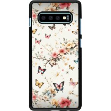 Samsung Galaxy S10+ Case Hülle - Frühling 25 Leichte Schmetterlinge