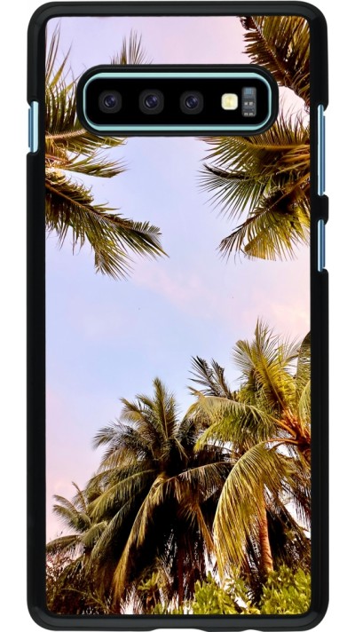 Samsung Galaxy S10+ Case Hülle - Summer 2023 palm tree vibe