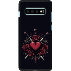 Samsung Galaxy S10+ Case Hülle - Valentine 2024 gothic love