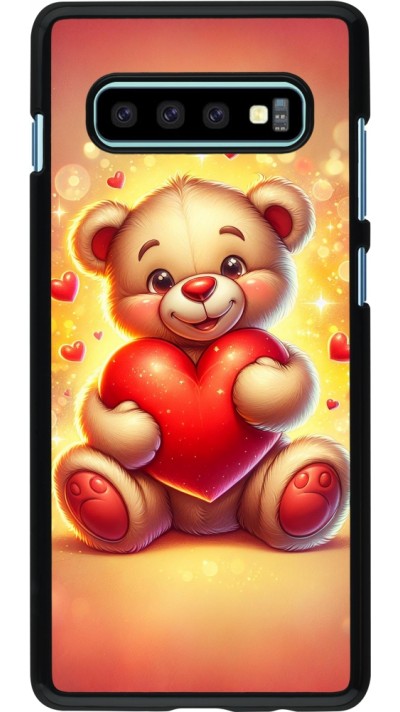 Samsung Galaxy S10+ Case Hülle - Valentin 2024 Teddy Liebe