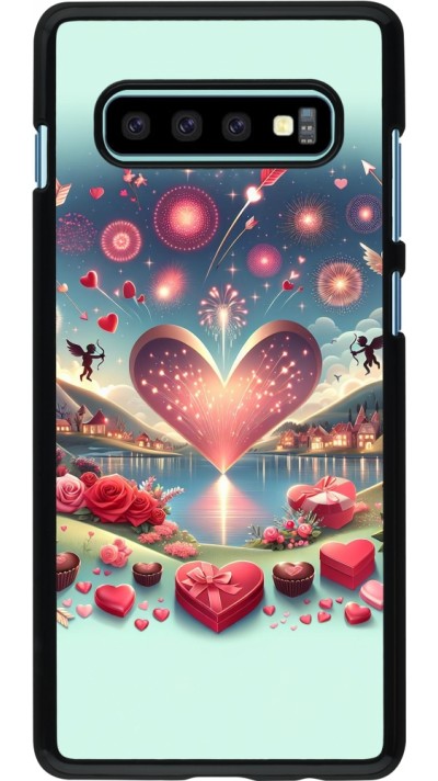 Samsung Galaxy S10+ Case Hülle - Valentin 2025 Schick