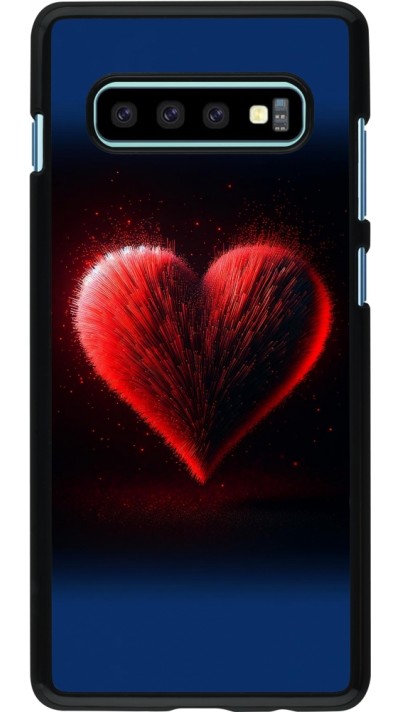 Samsung Galaxy S10+ Case Hülle - Valentin 2025 rotes Herz