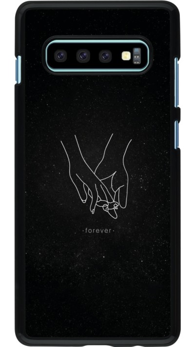 Samsung Galaxy S10+ Case Hülle - Valentine 2023 hands forever