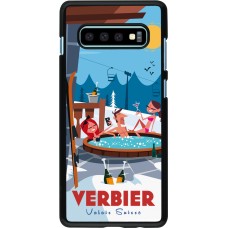 Samsung Galaxy S10+ Case Hülle - Verbier Mountain Jacuzzi