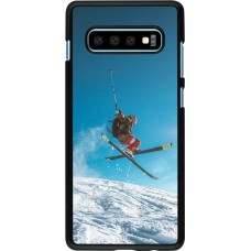 Samsung Galaxy S10+ Case Hülle - Winter 22 Ski Jump