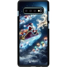 Samsung Galaxy S10+ Case Hülle - Weihnachten 2023 Verzauberter Weihnachtsmann