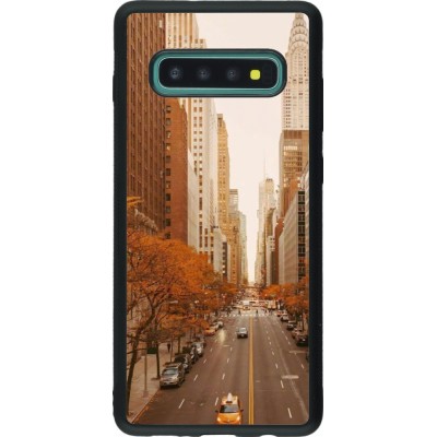 Samsung Galaxy S10+ Case Hülle - Silikon schwarz Autumn 2024 New York city