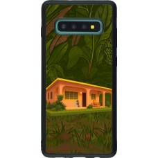 Samsung Galaxy S10+ Case Hülle - Silikon schwarz Benitos house DTMF