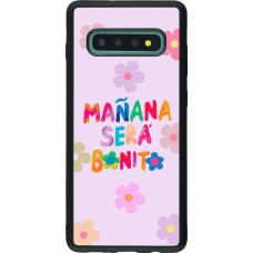 Samsung Galaxy S10+ Case Hülle - Silikon schwarz Karol G Manana sera bonito