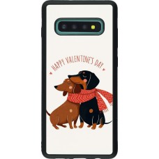 Coque Samsung Galaxy S10+ - Silicone rigide noir Saint Valentines Day 26 Happy Valentine