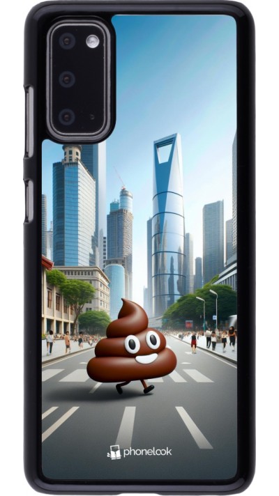 Coque Samsung Galaxy S20 - Emoji Caca walk