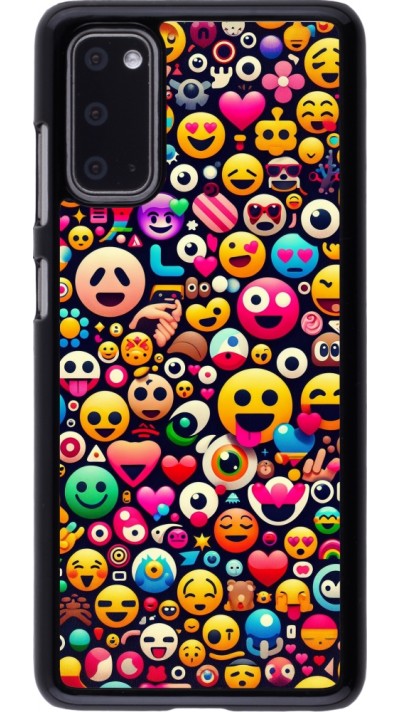Coque Samsung Galaxy S20 - Emoji Mix Color