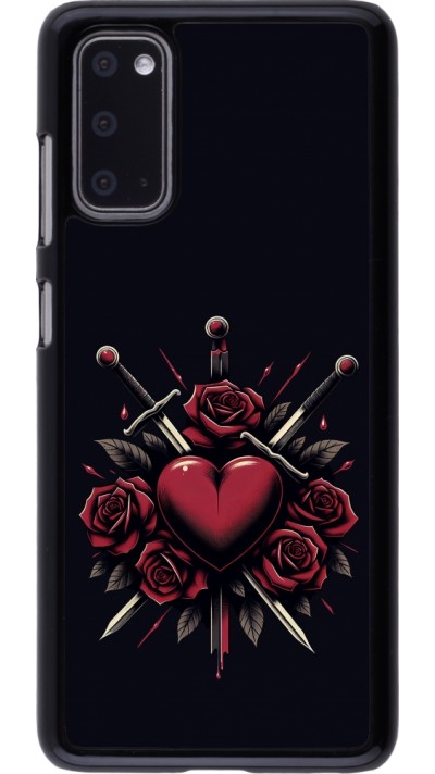 Samsung Galaxy S20 Case Hülle - Valentine 2024 gothic love