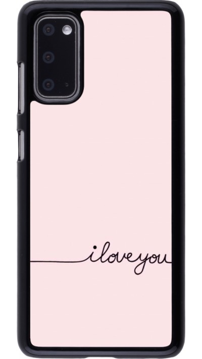 Samsung Galaxy S20 Case Hülle - Valentine 2023 i love you writing