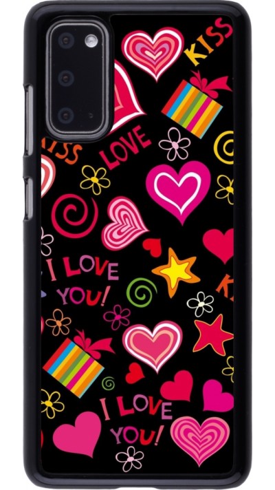 Samsung Galaxy S20 Case Hülle - Valentine 2023 love symbols