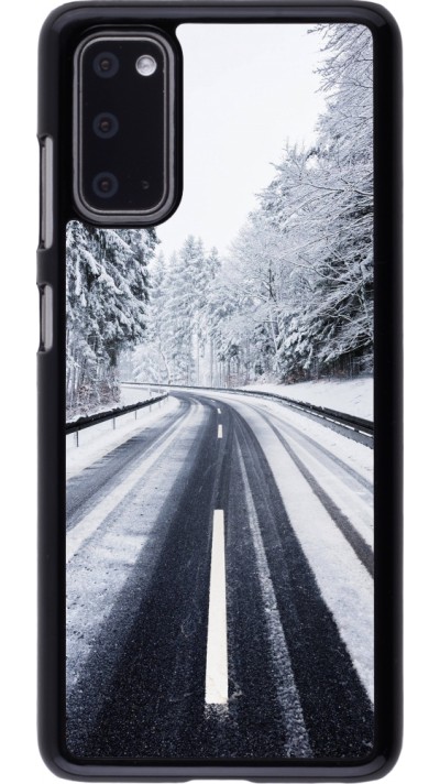 Samsung Galaxy S20 Case Hülle - Winter 22 Snowy Road