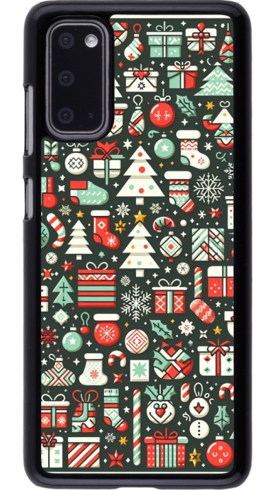 Samsung Galaxy S20 Case Hülle - Weihnachten 2023 Flachmuster
