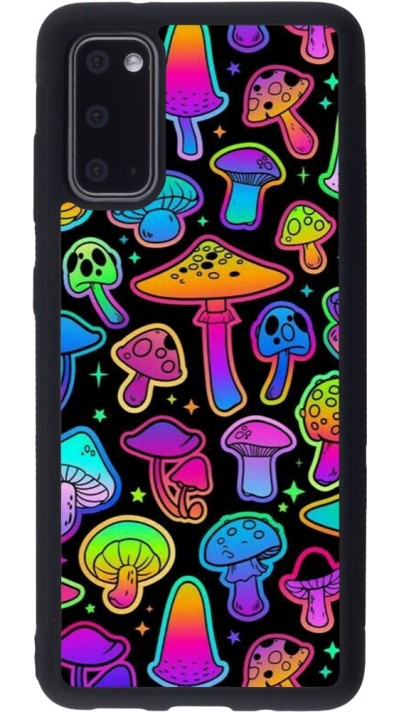 Coque Samsung Galaxy S20 - Silicone rigide noir Autumn 2024 magic mushrooms