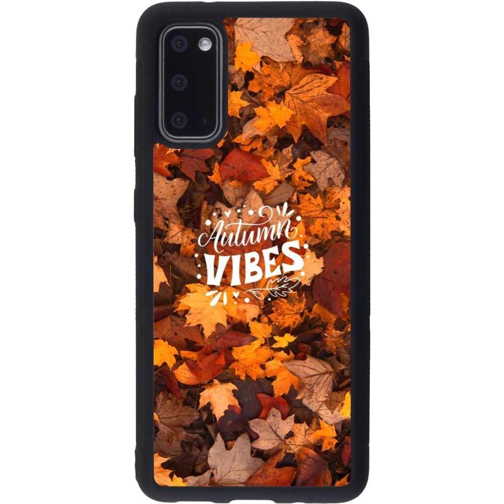 Samsung Galaxy S20 Case Hülle - Silikon schwarz Autumn 25 Autumn vibes