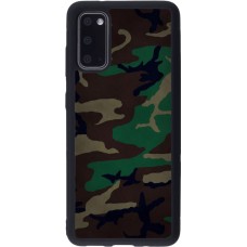 Hülle Samsung Galaxy S20 - Silikon schwarz Camouflage 3