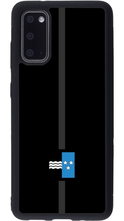 Coque Samsung Galaxy S20 - Silicone rigide noir Canton AG noir