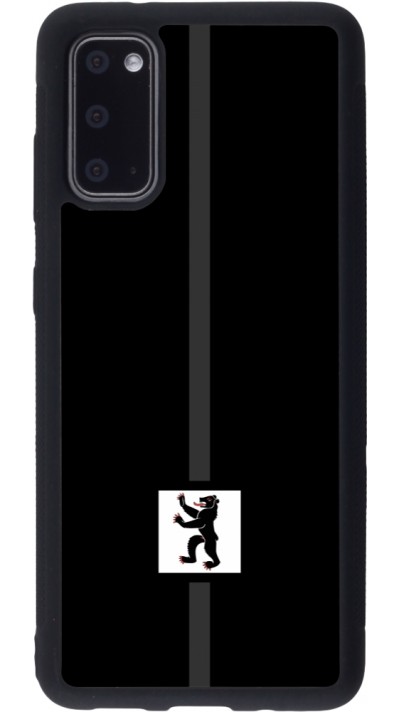 Coque Samsung Galaxy S20 - Silicone rigide noir Canton AI noir