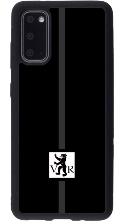 Coque Samsung Galaxy S20 - Silicone rigide noir Canton AR noir