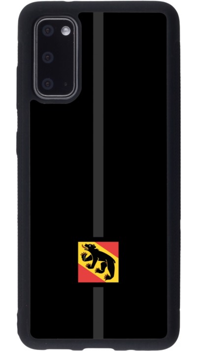 Coque Samsung Galaxy S20 - Silicone rigide noir Canton BE noir