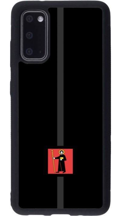 Coque Samsung Galaxy S20 - Silicone rigide noir Canton GL noir