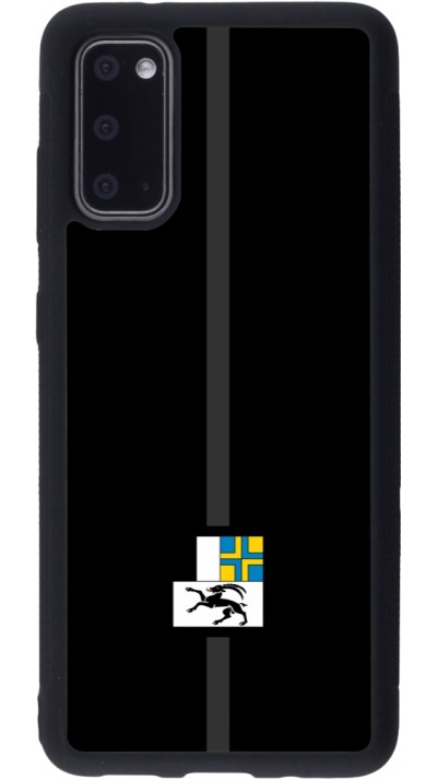 Coque Samsung Galaxy S20 - Silicone rigide noir Canton GR noir