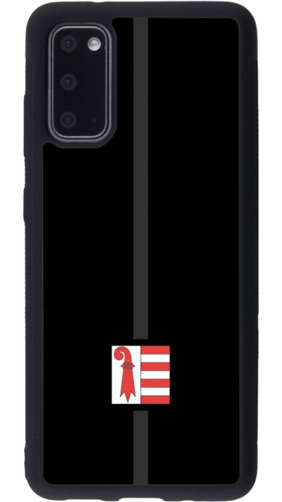 Coque Samsung Galaxy S20 - Silicone rigide noir Canton JU noir