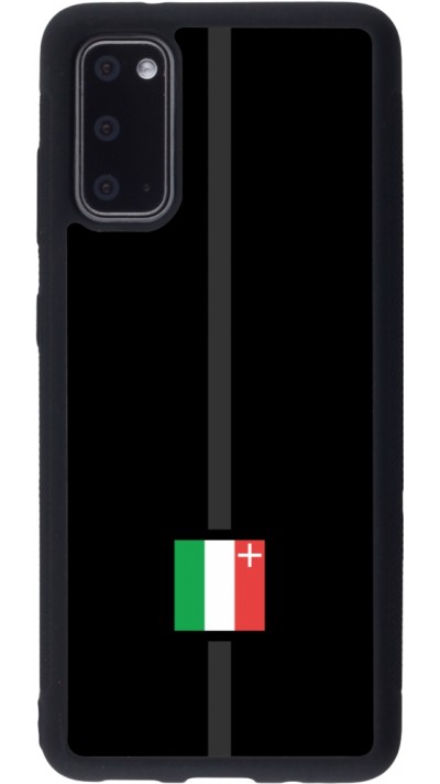 Coque Samsung Galaxy S20 - Silicone rigide noir Canton NE noir
